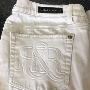 Rock & Republic White Denim, used twice!